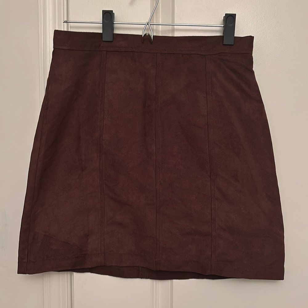 Banana Republic Brown Suede Skirt